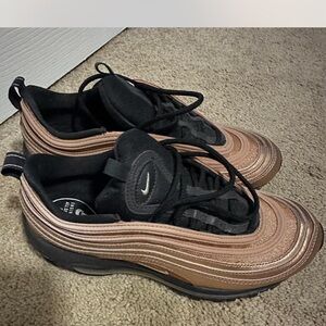 Nike Air Max 97 Black and Bronze Sneakers